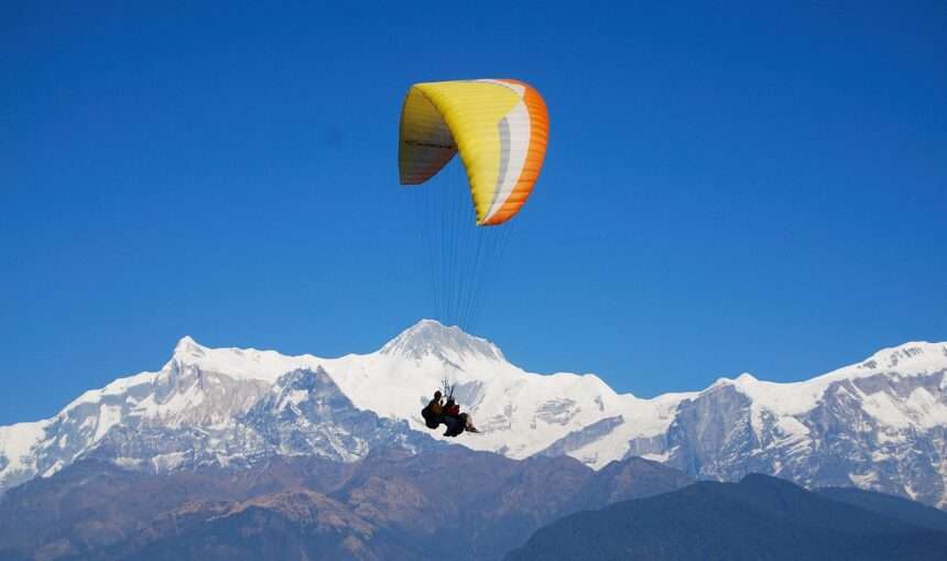 Paragliding in Nepal