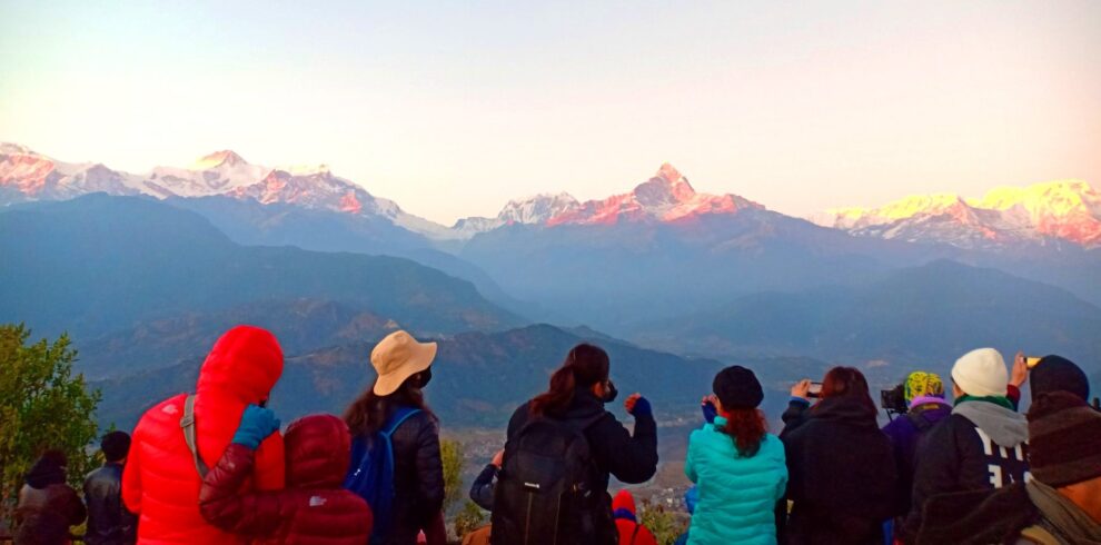 sunrise sarankot pokhara himalayan yak trek and adventure pvt ltd